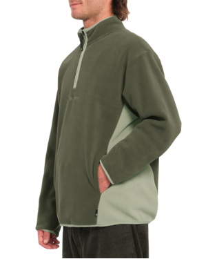 COTON OUATÉ VOLCOM ERROR 92 MOCK NECK - WINTERMOSS