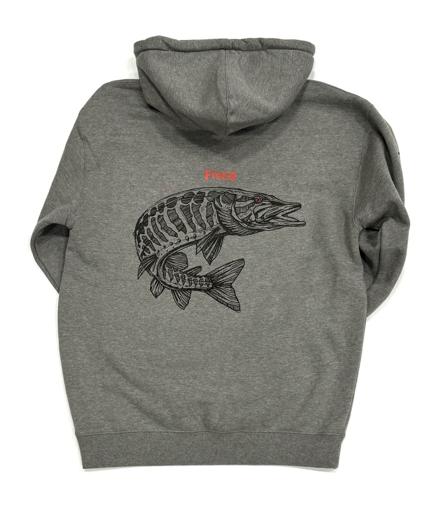 Coton Ouaté 5-0 Muskie - Gunmetal Heather