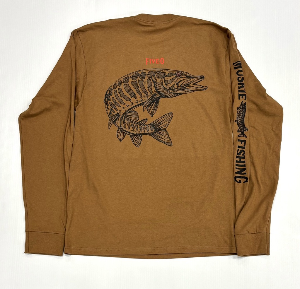 Long Sleeve 5-0 Muskie - Brun