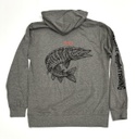 Long Sleeve Hooded 5-0 Muskie - Gunmetal Heather