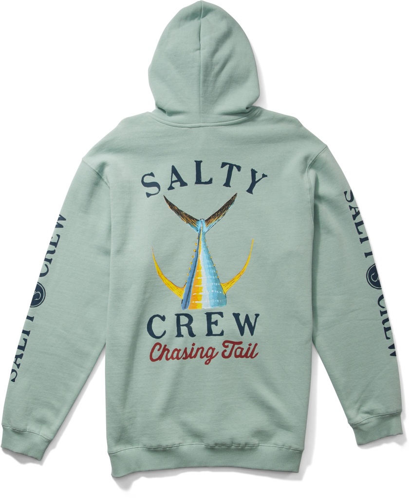 COTON OUATÉ SALTY CREW TAILED FLEECE - MACKEREL