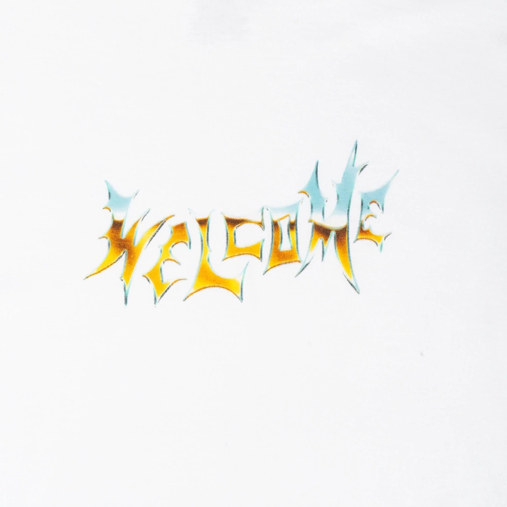 T-SHIRT WELCOME CHROME VAMP - WHITE/DESERT 