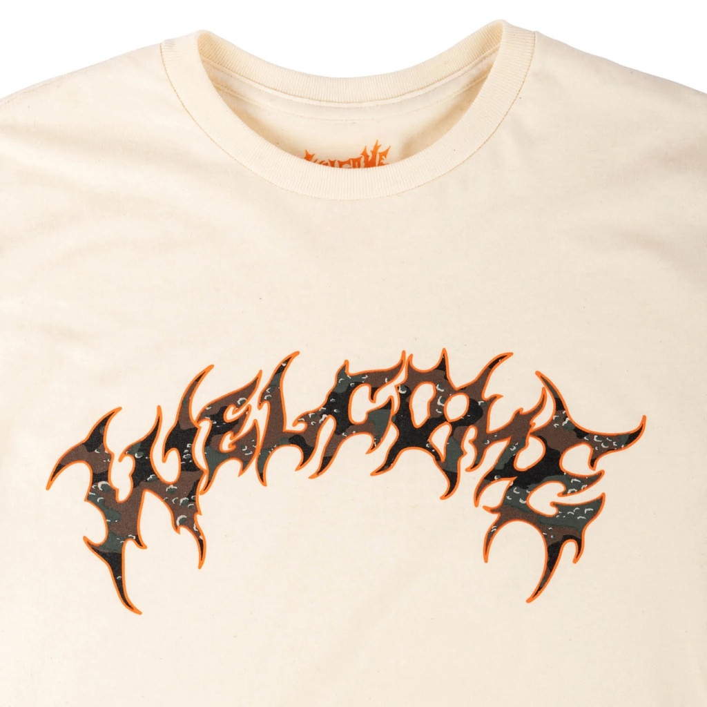 T-SHIRT WELCOME CHROME VAMP - WHITE/DESERT 