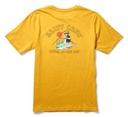 T-SHIRT SALTY CREW JUNIOR CATCH OF THE DAY SHORT SLEEVE TEE - MUSTARD