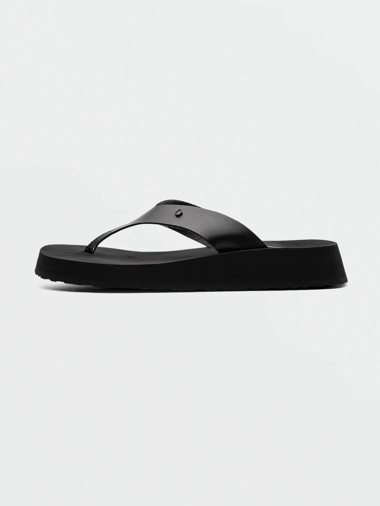 SANDALE VOLCOM NEW SCHOOL II NOIR/NOIR