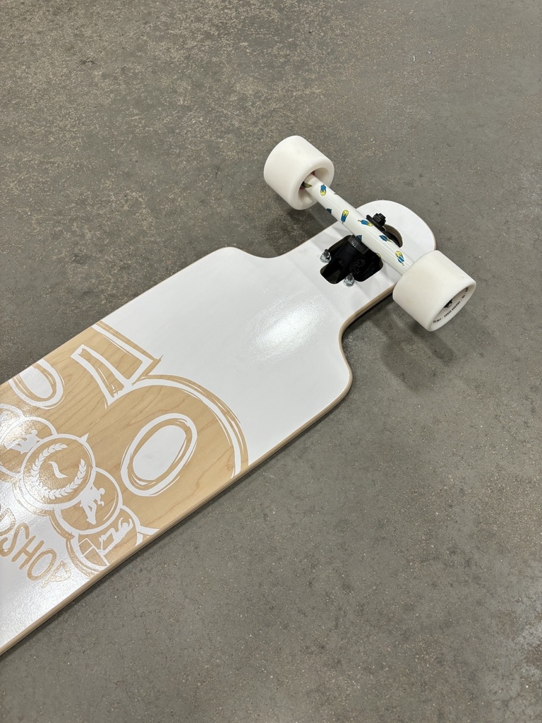 COMPLETE LONGBOARD 5-0 SKETCHY DROP THRU 39 - ICE CREAM