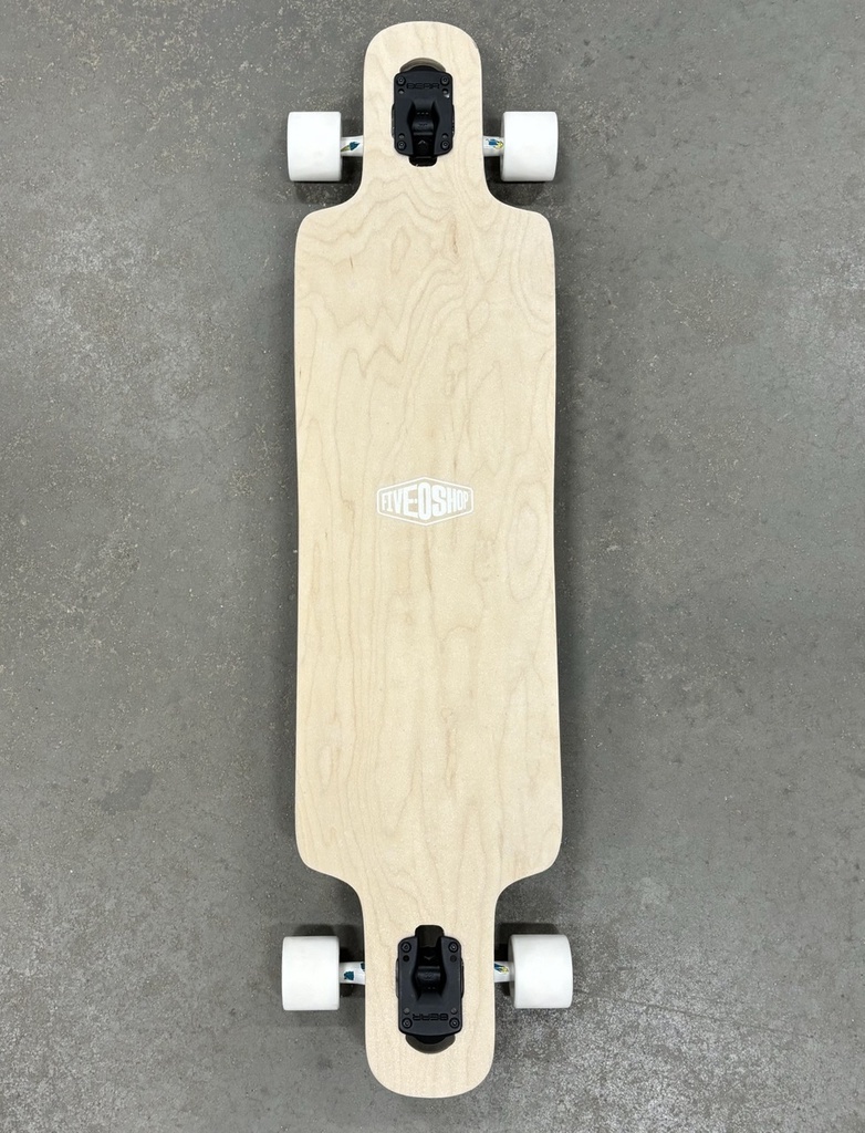COMPLETE LONGBOARD 5-0 SKETCHY DROP THRU 39 - ICE CREAM