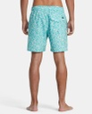 BOARDSHORT BARNES ELASTIC WAIST / 17" - GREEN HAZE