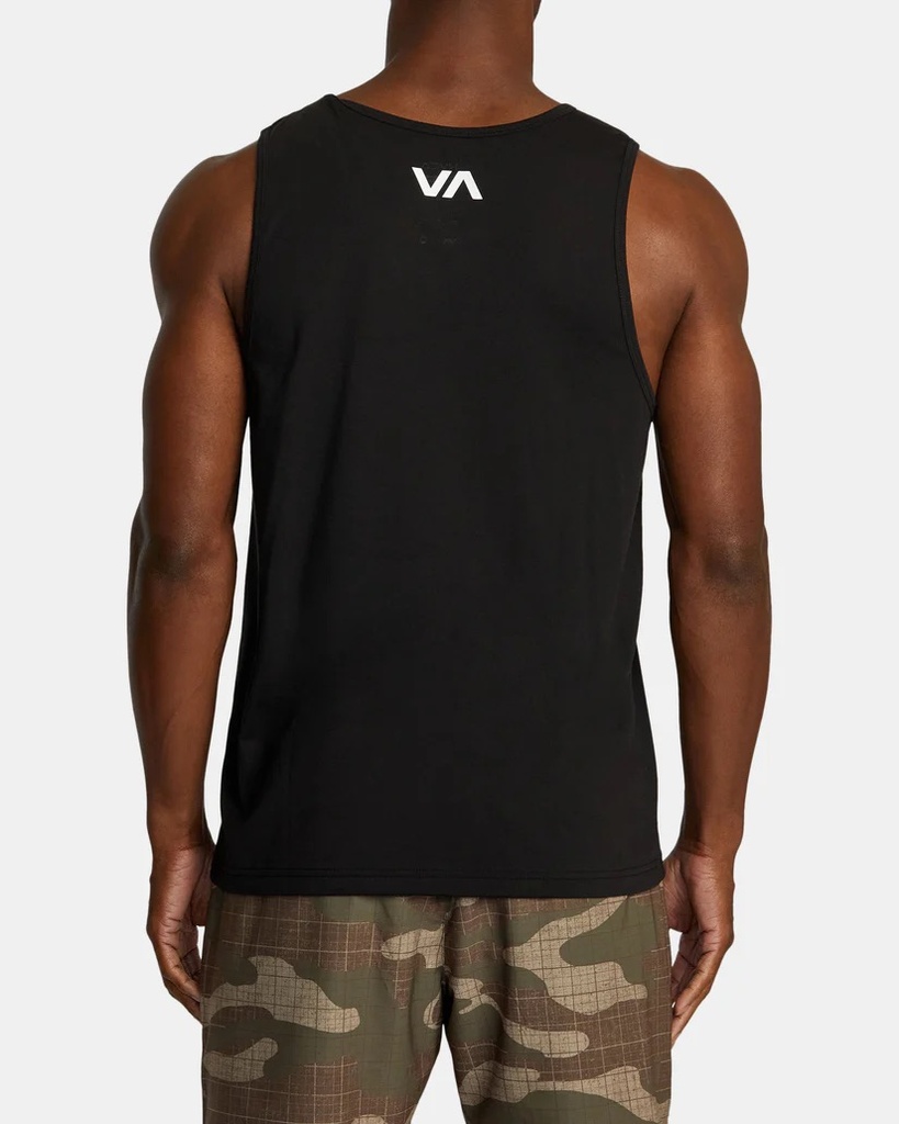 CAMISOLE RVCA BLUR TANK TOP - NOIR