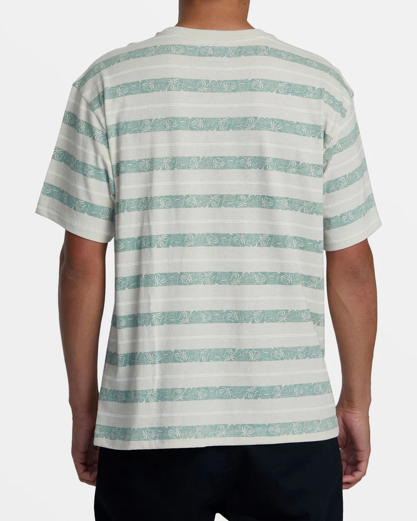 T-SHIRT RVCA EXOTICA CREW SHORT SLEEVE - LATTE