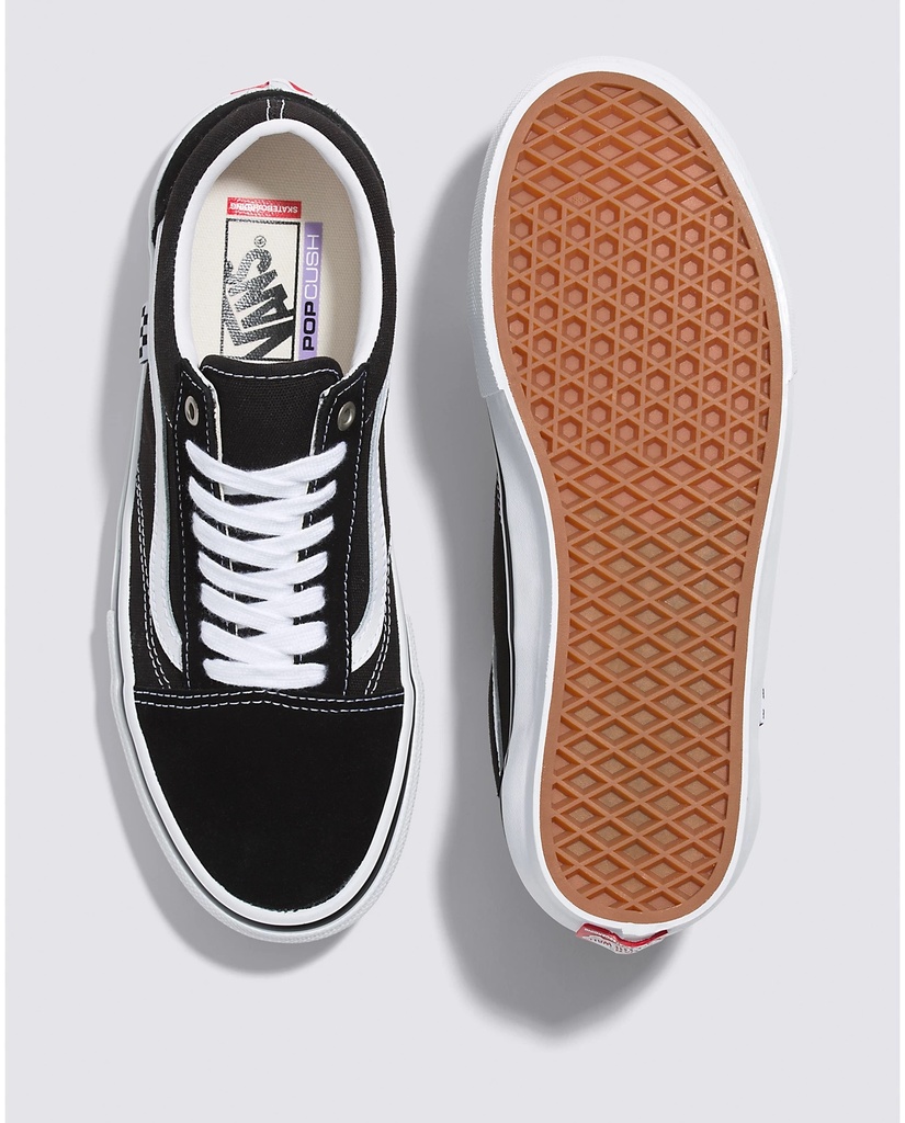 SOULIER VANS SKATE OLD SKOOL - BLACK/WHITE