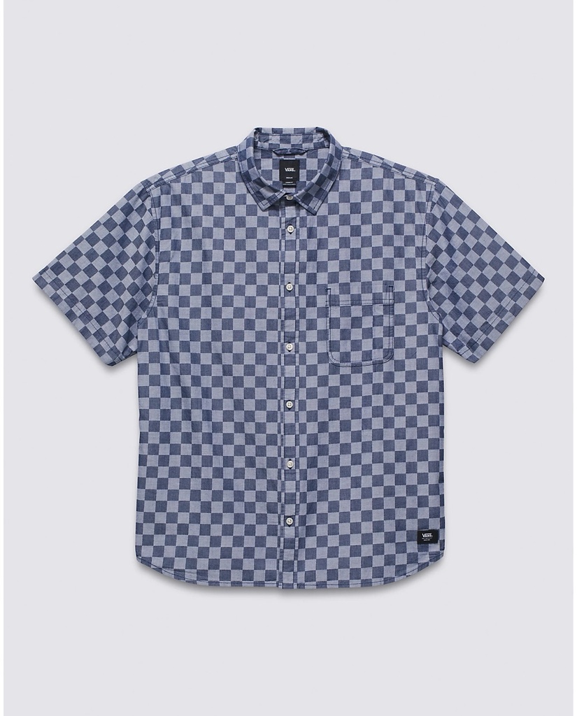 CHEMISE VANS WADE CHECKERBOARD SS  - DRESS BLUES