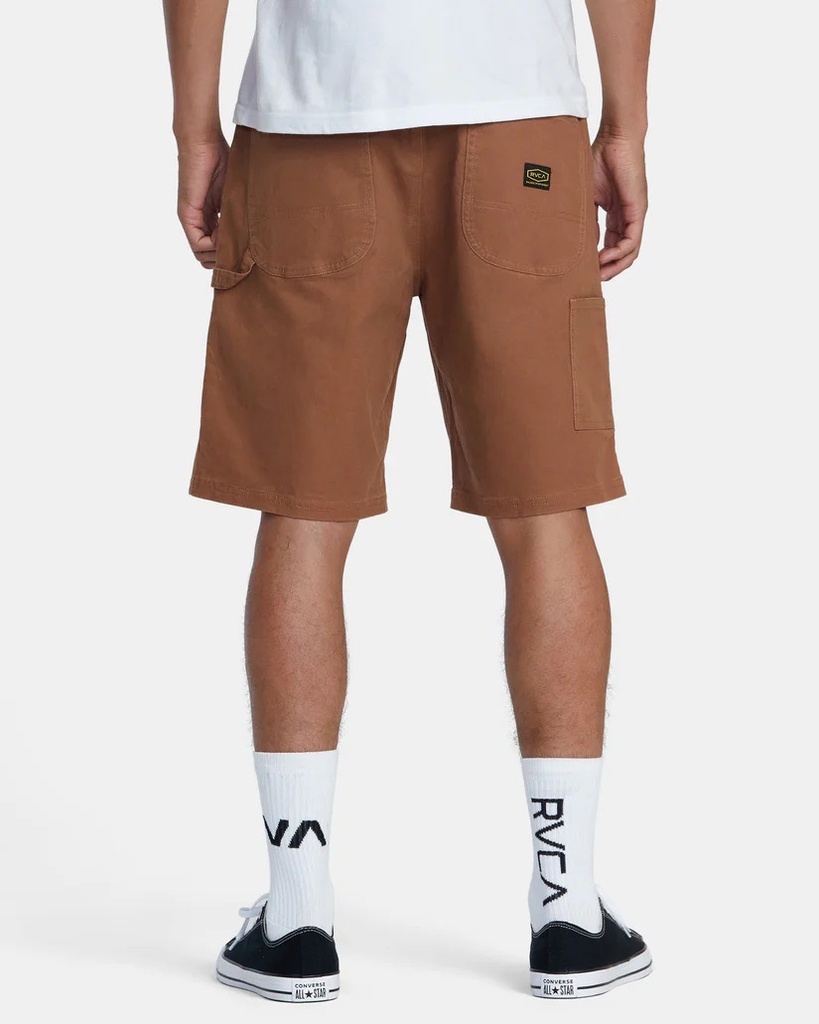 SHORT RVCA AMERICANA CARPENTER - RAWHIDE