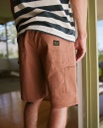SHORT RVCA AMERICANA CARPENTER - RAWHIDE