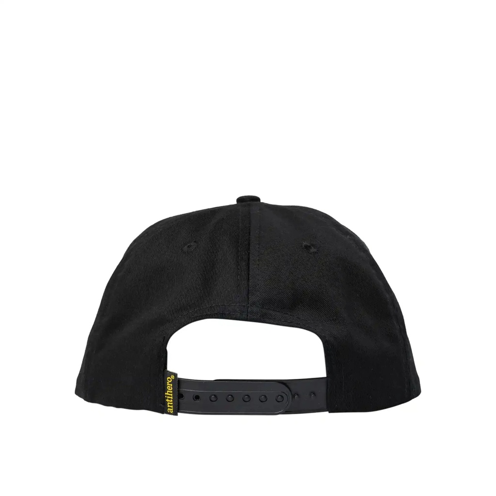 CASQUETTE ANTIHERO EAGLE ROUND SNAPBACK - BLACK