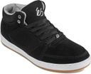SOULIER ÉS ACCEL SLIM MID - BLACK/WHITE/ SILVER