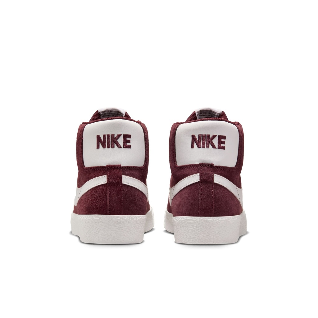 SOULIER NIKE SB ZOOM BLAZER MID - BURGUNDY CRUSH/SUMMIT WHITE
