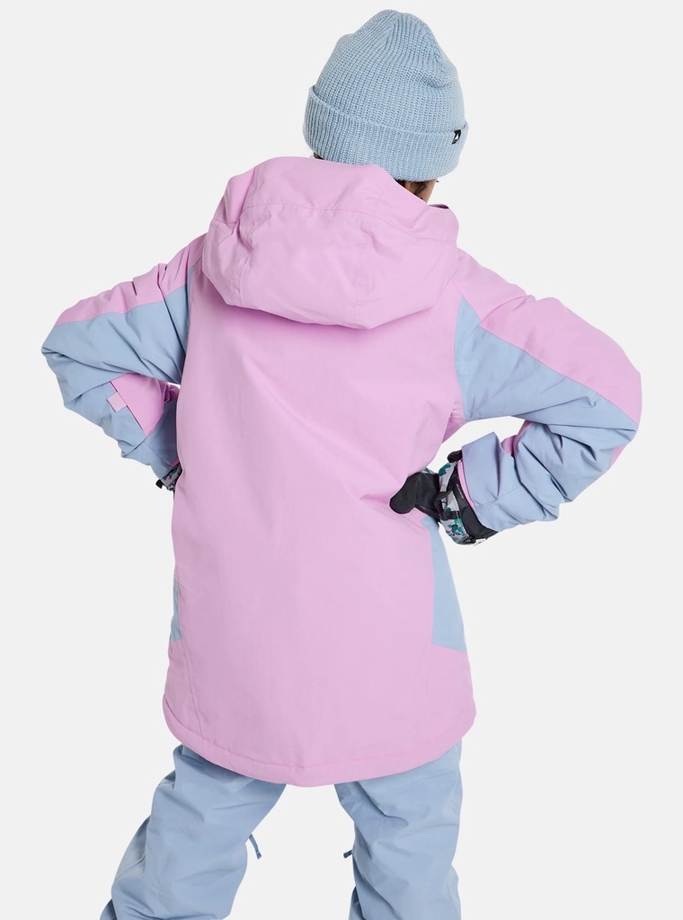 MANTEAUX BURTON SKIMMER 2L POUR ENFANT - ORCHID PURPLE/DUSTY BLUE