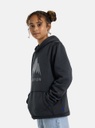COTON OUATÉ BURTON JUNIOR OAK PULL OVER HOODIE - NOIR HEATHER