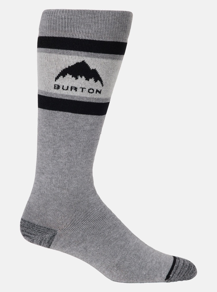 BAS BURTON WEEKEND MIDWEIGHT 2PK POUR FEMME - TRUE BLACK/GREY