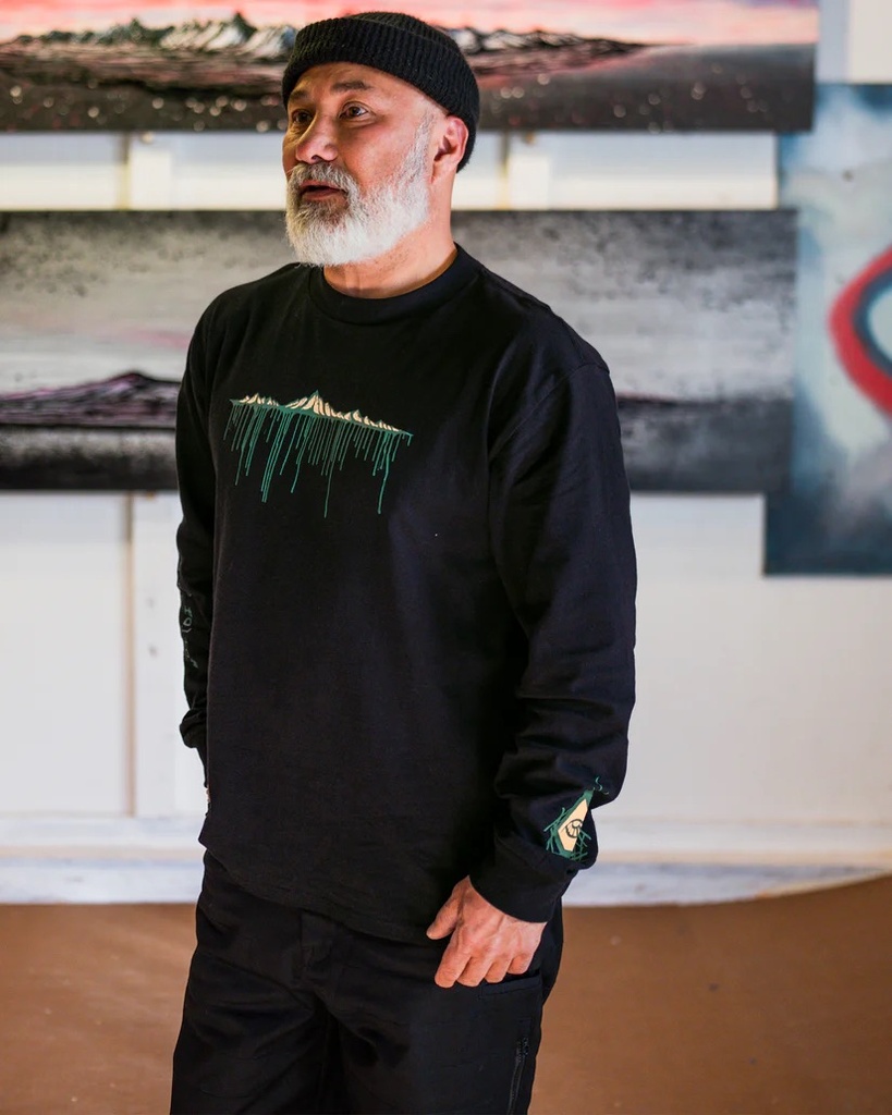 LONG SLEEVE T-SHIRT VOLCOM TT B IGUCHI - NOIR