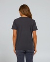 T-SHIRT SALTY CREW LOVE BITE BOYFRIEND TEE - CHARCOAL