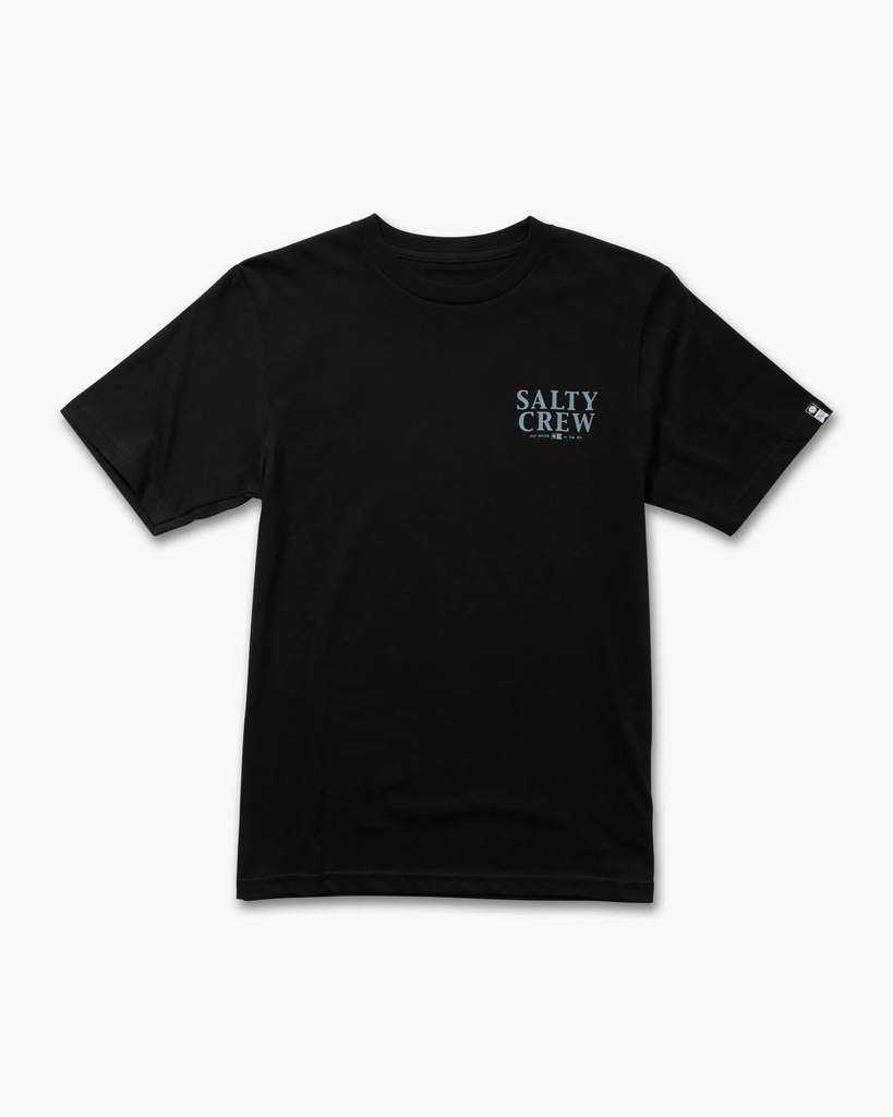 T-SHIRT SALTY CREW JUNIOR YELLOWFIN BOYS - BLACK 