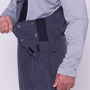 PANTALON 686 HOT LAP INSULATED BIB - BLACK DENIM
