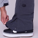 PANTALON 686 HOT LAP INSULATED BIB - BLACK DENIM