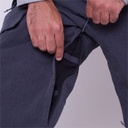 PANTALON 686 HOT LAP INSULATED BIB - BLACK DENIM