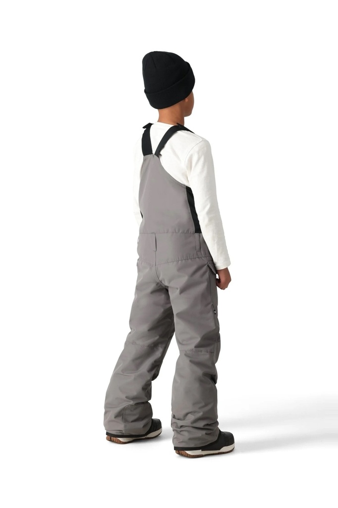 PANTALON 686 FRONTIER INSULATED BIB POUR GARÇONS - RHINO GREY