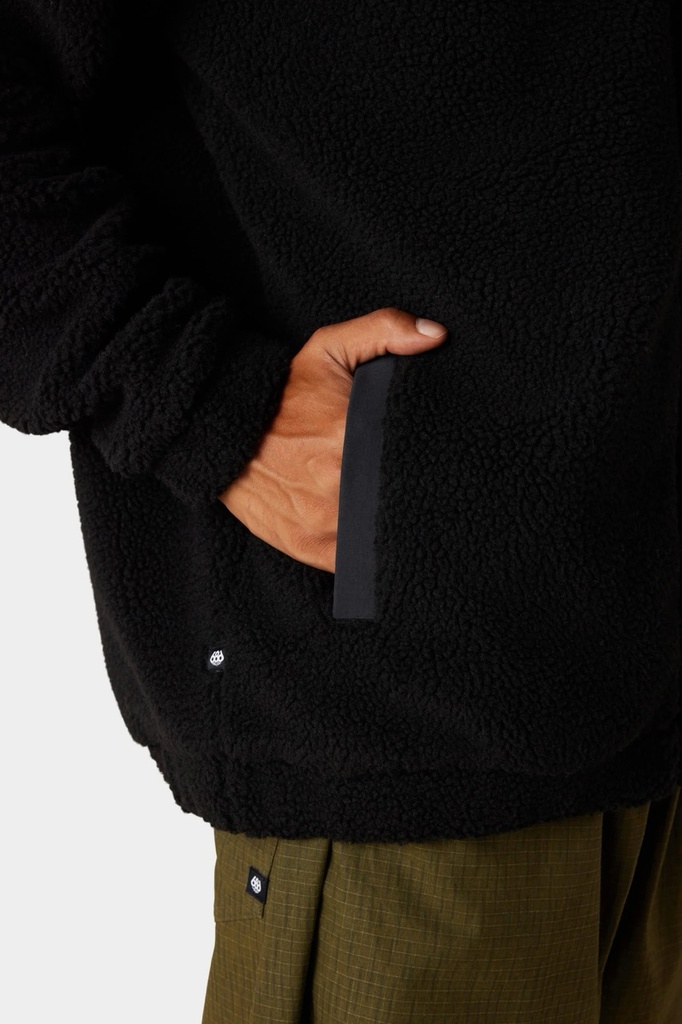 COTON OUATÉ 686 EVERYWHERE OUTPOST SHERPA - BLACK