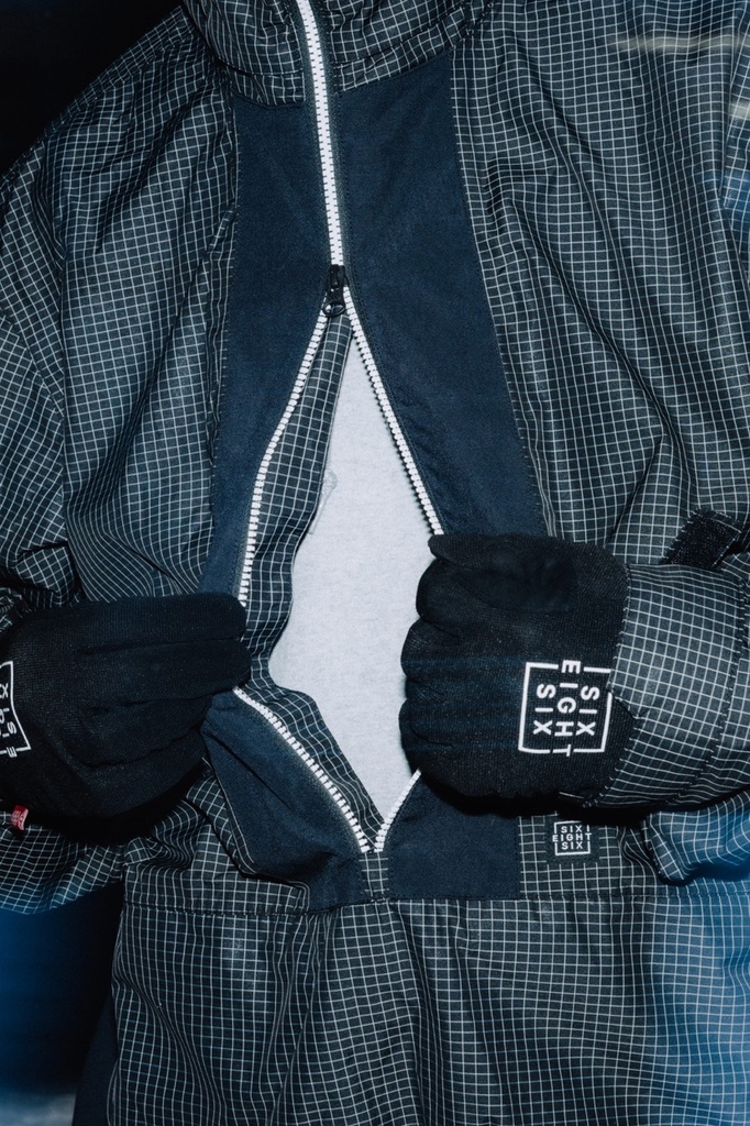MANTEAUX 686 GHOST 2.5L ANORAK - BLACK GRID COLORBLOCK