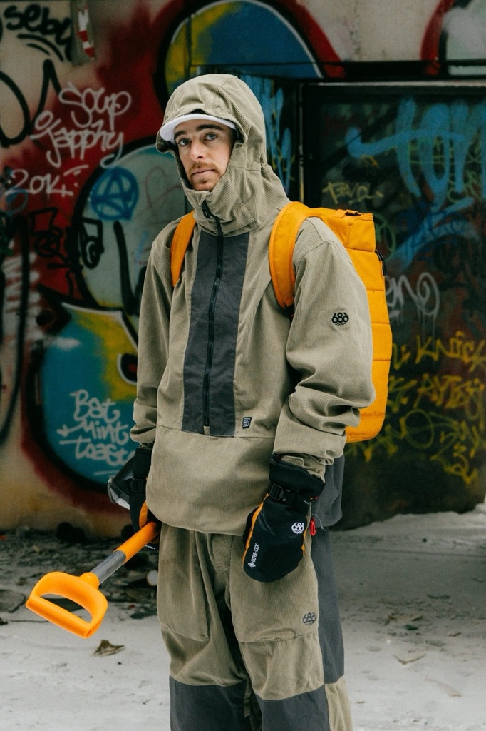 MANTEAUX 686 GHOST 2.5L ANORAK - SAGE CORDUROY COLORBLOCK