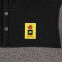 COTON OUATÉ 686 TIOGA FLEECE PULLOVER - KEITH HARING/RHINO GREY
