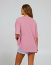 T-SHIRT SALTY CREW BIG WAVE COVER UP POUR FEMME - WARM LILAC