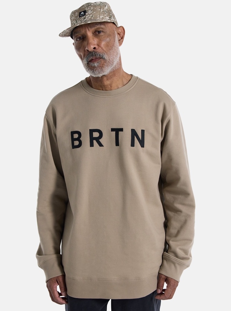 COTON OUATÉ BURTON BRTN CREWNECK - SUMMIT TAUPE