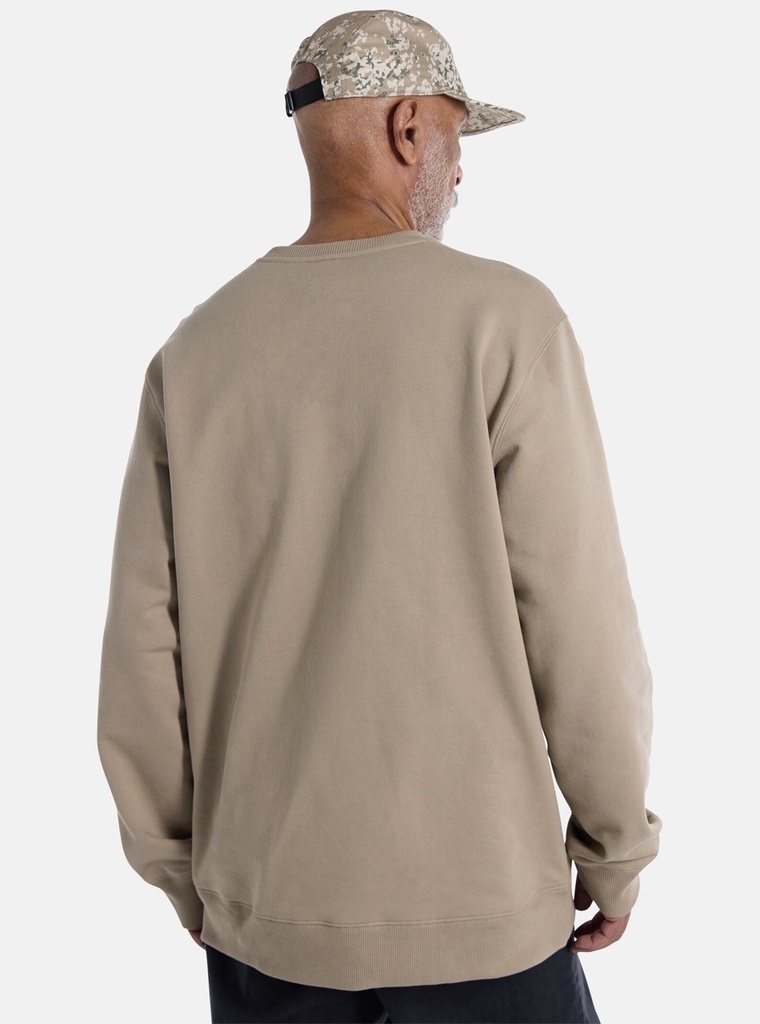 COTON OUATÉ BURTON BRTN CREWNECK - SUMMIT TAUPE