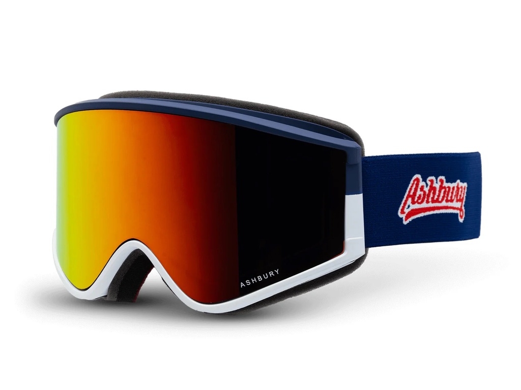 GOGGLE ASHBURY A12 - NINTH (RED MIRROR LENS/YELLOW SPARE)