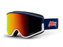 GOGGLE ASHBURY A12 - NINTH (RED MIRROR LENS/YELLOW SPARE)