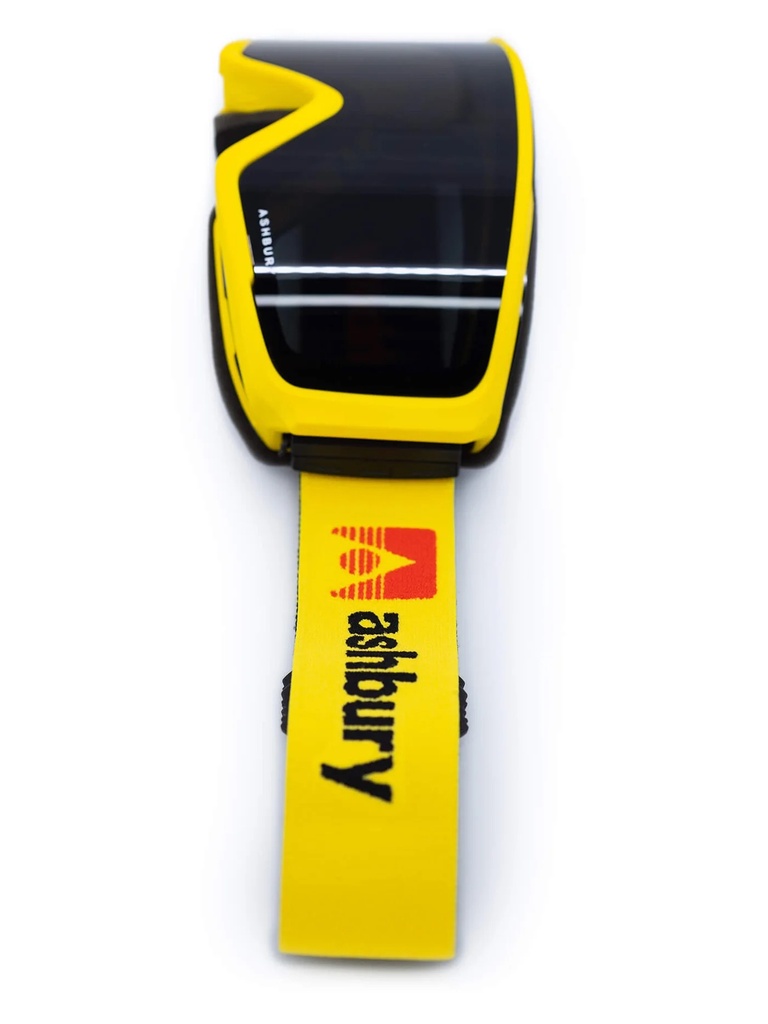 GOGGLE ASHBURY ARROW - SUPER8 (DARK SMOKE LENS/YELLOW SPARE)		