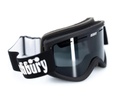 GOGGLE ASHBURY OG BLACK (DARK SMOKE LENS/YELLOW SPARE)			