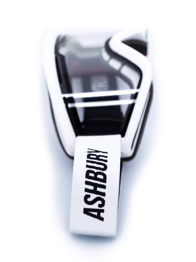 GOGGLE ASHBURY STAPLE - WHITE / CLEAR LENS