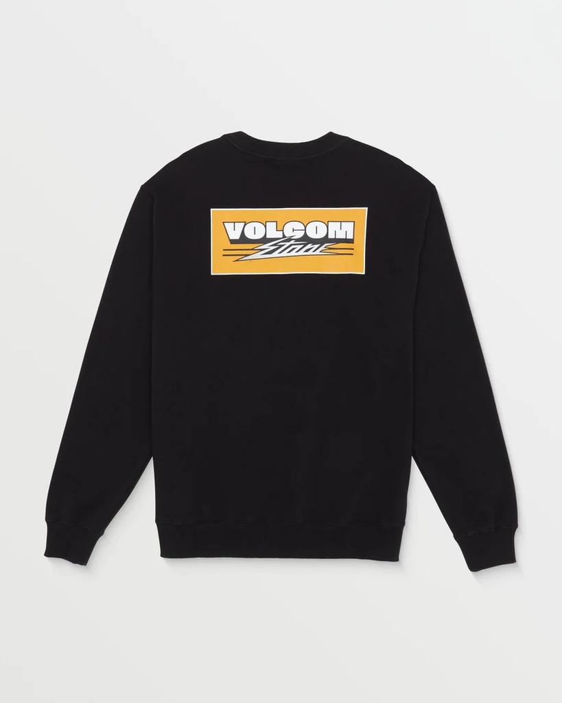 COTON OUATÉ VOLCOM PRODUCE CREW SWEATSHIRT - NOIR