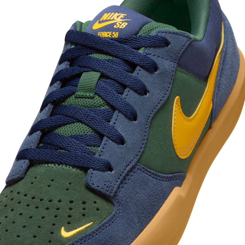 SOULIER NIKE SB FORCE 58 - MIDNIGHT NAVY/UNIVERSITY GOLD-FIR