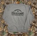 Coton Ouaté Crewneck 5-0 Shooter - Grey Heather