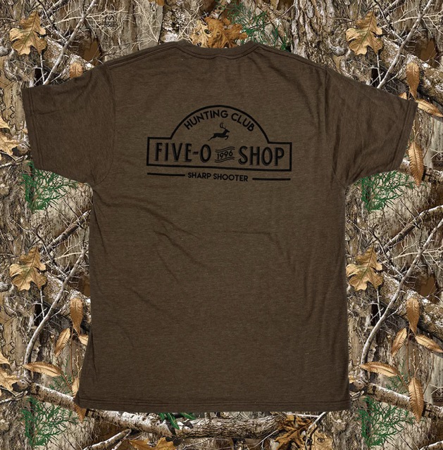 T-Shirt 5-0 Shooter - Brown heather 
