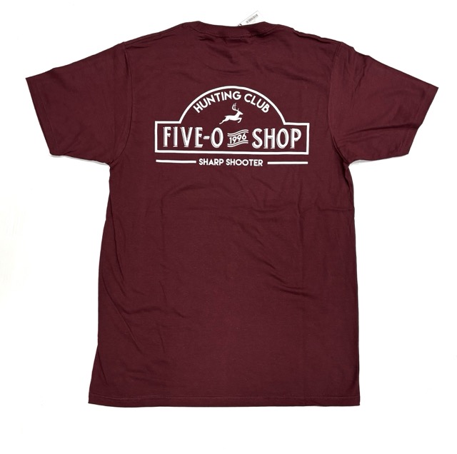 T-Shirt 5-0 Shooter - Burgandy