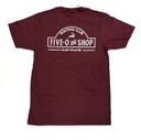 T-Shirt 5-0 Shooter - Burgandy