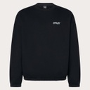 COTON OUATÉ OAKLEY CREWNECK MTL RINGED B1B - BLACKOUT